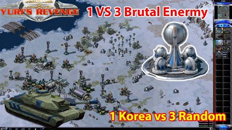 Yuris Revenge Cncnet Devide Freezes Over Map 1 Vs 3 Brutal Enermy Korea Vs Random Superweapon