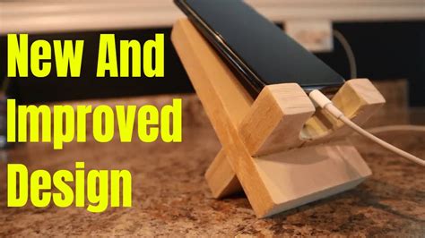 Diy Wooden Cell Phone Stand For Beginners The Easy Way Youtube