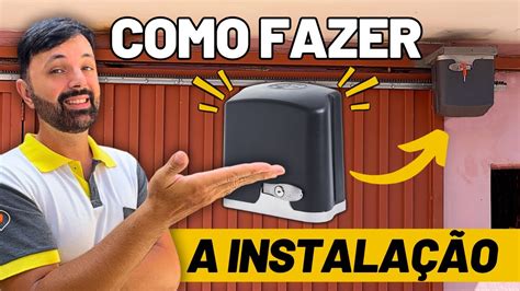 Como Instalar Motor De Port O Deslizante Passo A Passo Youtube