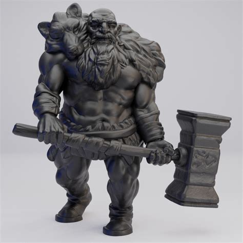 Hot Goblin ドワーフ バーバリアン ミニチュア ホットゴブリン