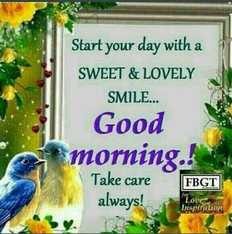 Start Your Day With A Sweet And Lovely Smile Good Morning Pictures