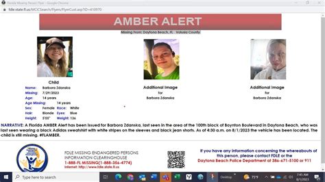 Amber Alert Update Van Found But 14 Year Old Girl Still Missing