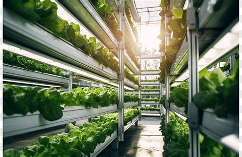 Experiment For Growing Vegetables Vertical Farming Is Sustainable