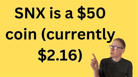 Synthetix Network Snx Price Prediction Should X In Price Youtube