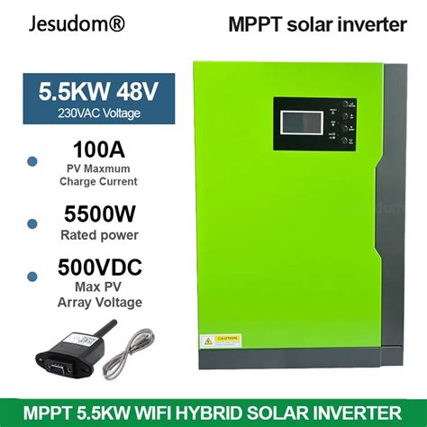 5 5kw inversor híbrido solar de alta tensão 48v100a mppt inversor 5500w