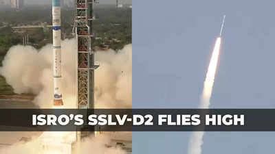 ISRO SSLV Launch SSLV D2 EOS 07 Mission Successful Three Satellites