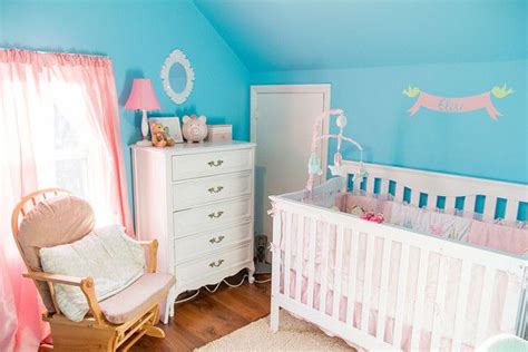 Tiffany Blue And Pink Nursery Nursery Room Diy Baby Boy Nursery Themes