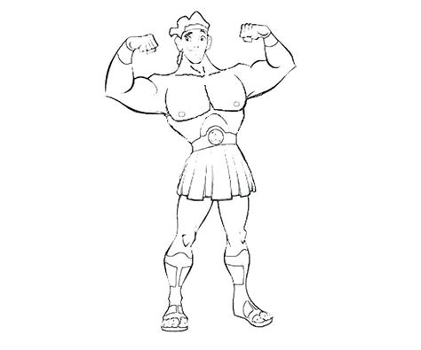 Hercules And Meg Coloring Pages At GetColorings Free Printable