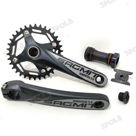 Sagmit Evo 3 Crankset Carbin Static 2 0 Hollowtech Bottom Bracket 1x