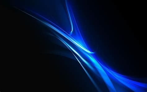 Cool Dark Neon Blue Lines