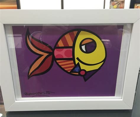 Peixinho Romero Britto Item de Decoração Romero Britto Nunca Usado