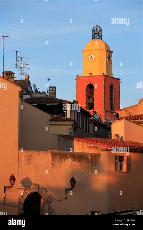 French Riviera Village Of St Tropez Stock Photo Alamy