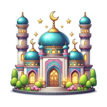 Kartun Masjid Islami PNG Transparent Images Free Download | Vector ...