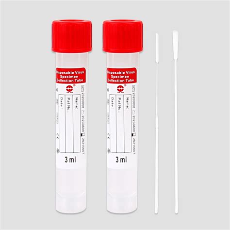 Specimen Collection Flocked Swabs Nasopharyngeal Swab Specimen Swab