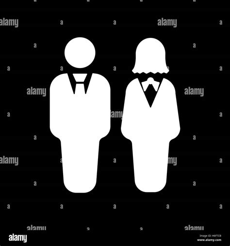 The Man And Woman Icon Partners And Human Symbol Flat Vector