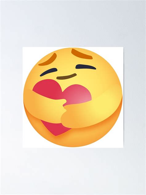 New Fb Care Emoji Hug Heart Caring Emoji Classic Stay Safe