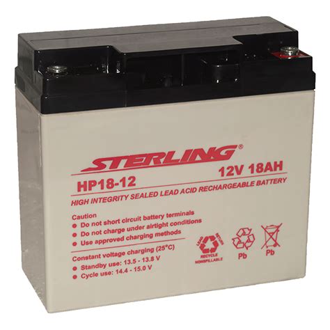 Sterling Hp V Ah Sla Vrla Battery Batterycharged Co Uk