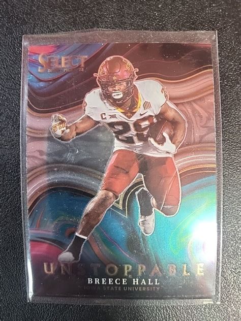 Breece Hall Panini Select Draft Unstoppable Rc Rookie Us Bh Jets