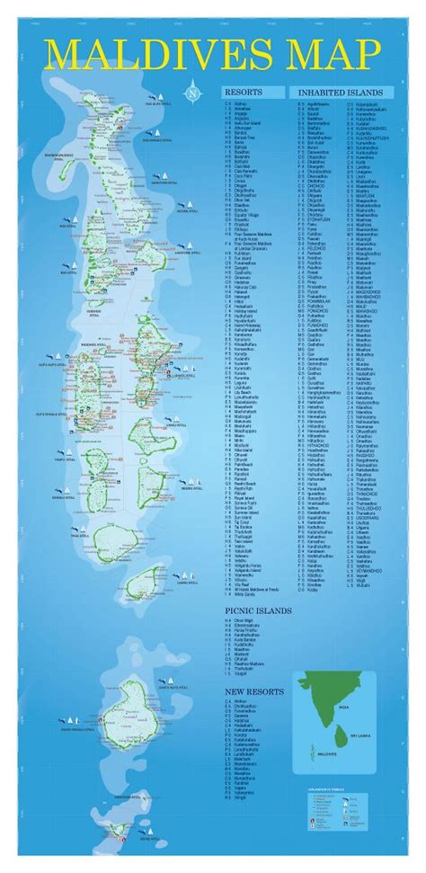 Grande Detallado Mapa Turístico De Maldivas Maldivas Asia Mapas