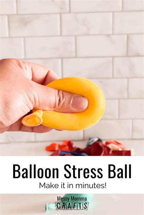 Diy Mini Balloon Stress Balls Messy Momma Crafts