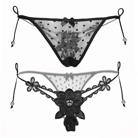 Adjustable Size Sexy Women S Panties Embroidery Flower Sex Underwear