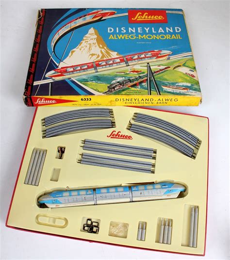 Schuco 1959 Disneyland Alweg Monorail Set 6333 W Box West Germany L