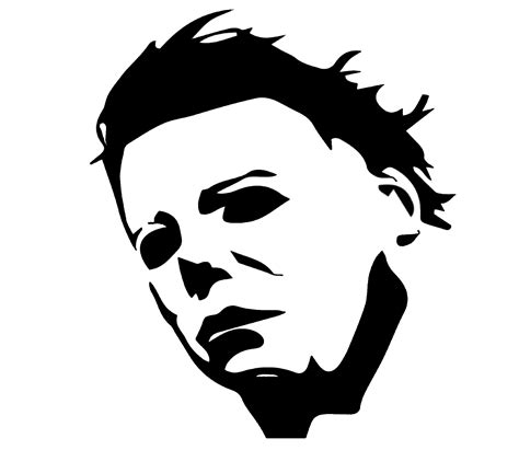 Silhouette Of Michael Myers Halloween Etsy
