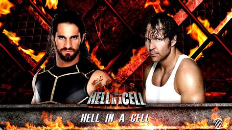 Wwe Hell In A Cell 2014 Seth Rollins Vs Dean Ambrose Hell In A Cell Match Youtube