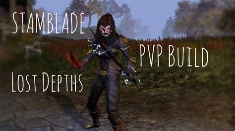 Eso Lost Depths Stamblade Pvp Gank Build Stamina Nightblade Youtube