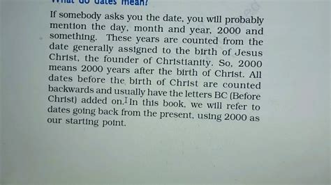 Class S St History Chapter What Where When And How What Do Dates Mean