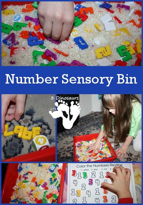 Number Sensory Bin Sensory Bins Kindergarten Sensory Math