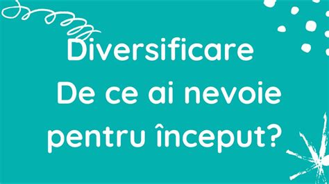 Diversificarea La Bebelusi De Ce Ai Nevoie Pentru Inceput Youtube