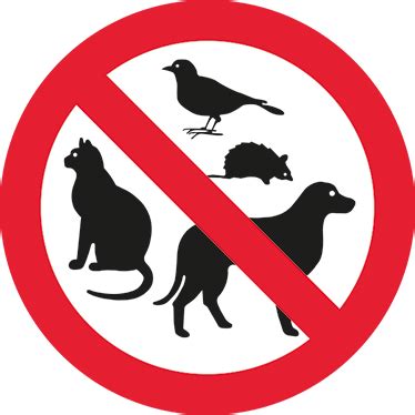 No Entry Pet Sign Sticker - TenStickers