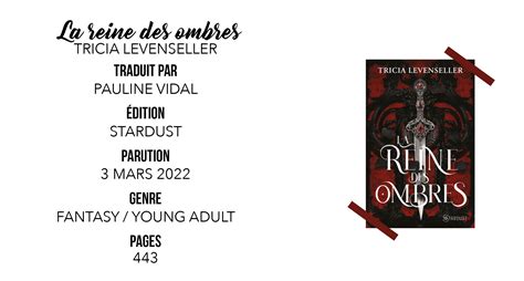 Mon Avis Sur La Reine Des Ombres De Tricia Levenseller Madame