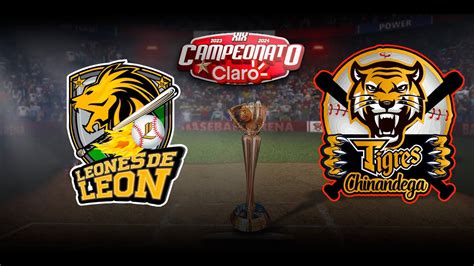 Leones De Leon Vs Tigres De Chinandega Lbpn Youtube