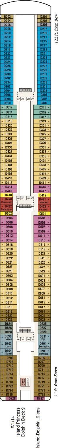 Island Princess Deck Plans