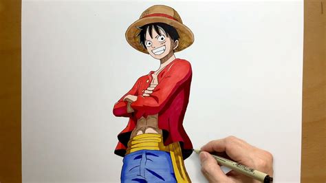 How To Draw Luffy From Onepiece Step By Step Easy To Draw Draw