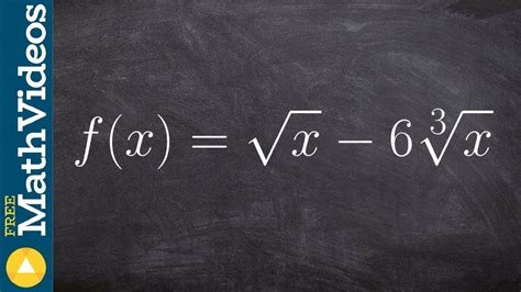 How To Find The Derivative Of Square Root And Cube Root Using Power