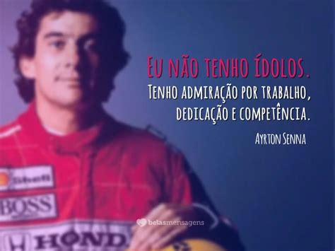 Frase Do Ayrton Senna Dedicação LIBRAIN