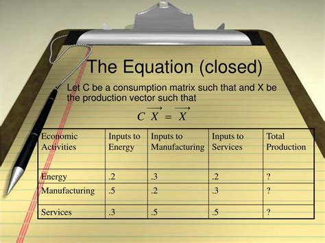 PPT - Leontief Input-Output Model PowerPoint Presentation, free download - ID:6693780