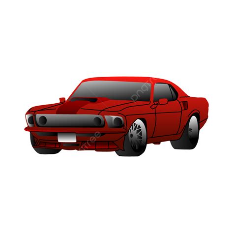 Red Gradient Sport Car Automotive Vector Sports Car Sports Car Vector