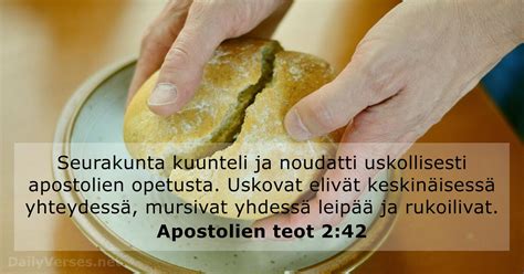 Apostolien Teot Raamatun Jae Dailyverses Net