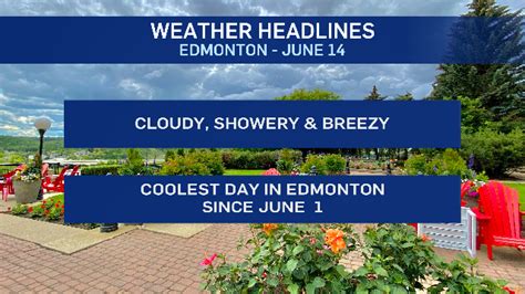 Edmonton Weather For June 14 Cool Wet And Breezy CTV News