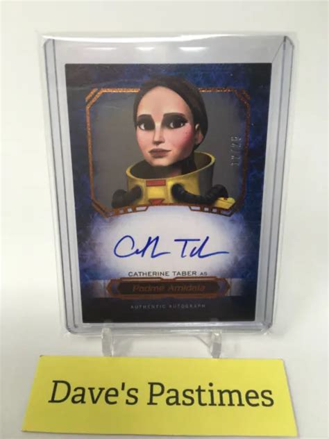 Catherine Taber En Padme Autographe Chef D Uvre Star Wars