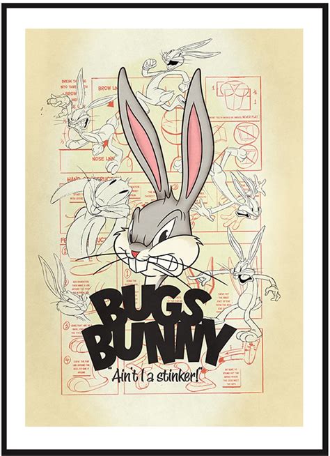 Plakat Obraz Looney Tunes Bugs Bunny 21x30 Cm Posterstory Pl Sklep Empik