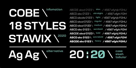 Cobe Extra Bold Font XFonts Pro