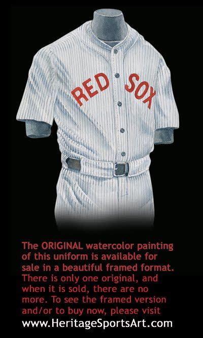 Boston Red Sox Uniform and Team History | Heritage Uniforms and Jerseys and Stadiums - NFL, MLB ...