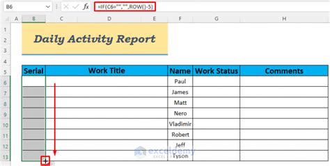 How To Make Daily Activity Report In Excel 5 Easy Examples