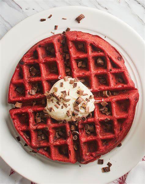 Red Velvet Waffles With Chocolate Recipe