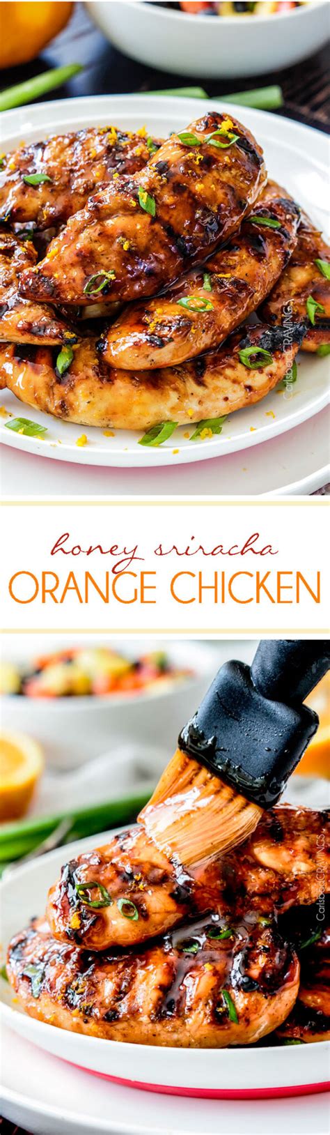 Honey Sriracha Orange Chicken